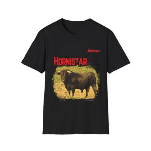 🩸 Vintage Hornstar Tee — Goregraphic T-Shirt Embrace the savage side of farm life with this Vintage Hornstar tee