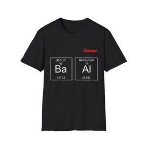 👹 'Ba Al' T-Shirt – Satanic Science Symbol, Evil Disguised as Chemistry, Dark Unisex Shirt, Occult Nerd Wear