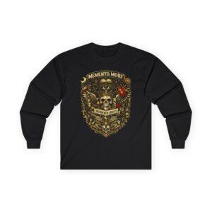 Memento Mori Skull Crest Long Sleeve Tee